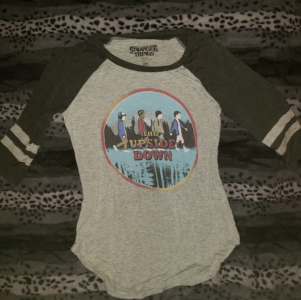 Stranger Things baseball tee